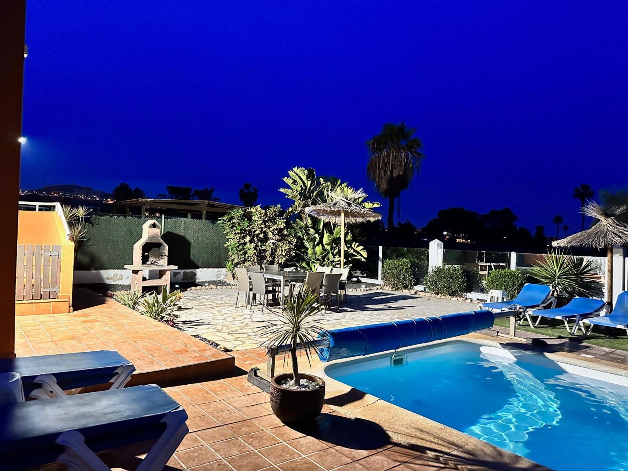 Villa Casa Piedra, Luxury Family Front Line Golf, Hot Tub,Pool Table, 8 Pers, Caleta De Fuste Esterno foto