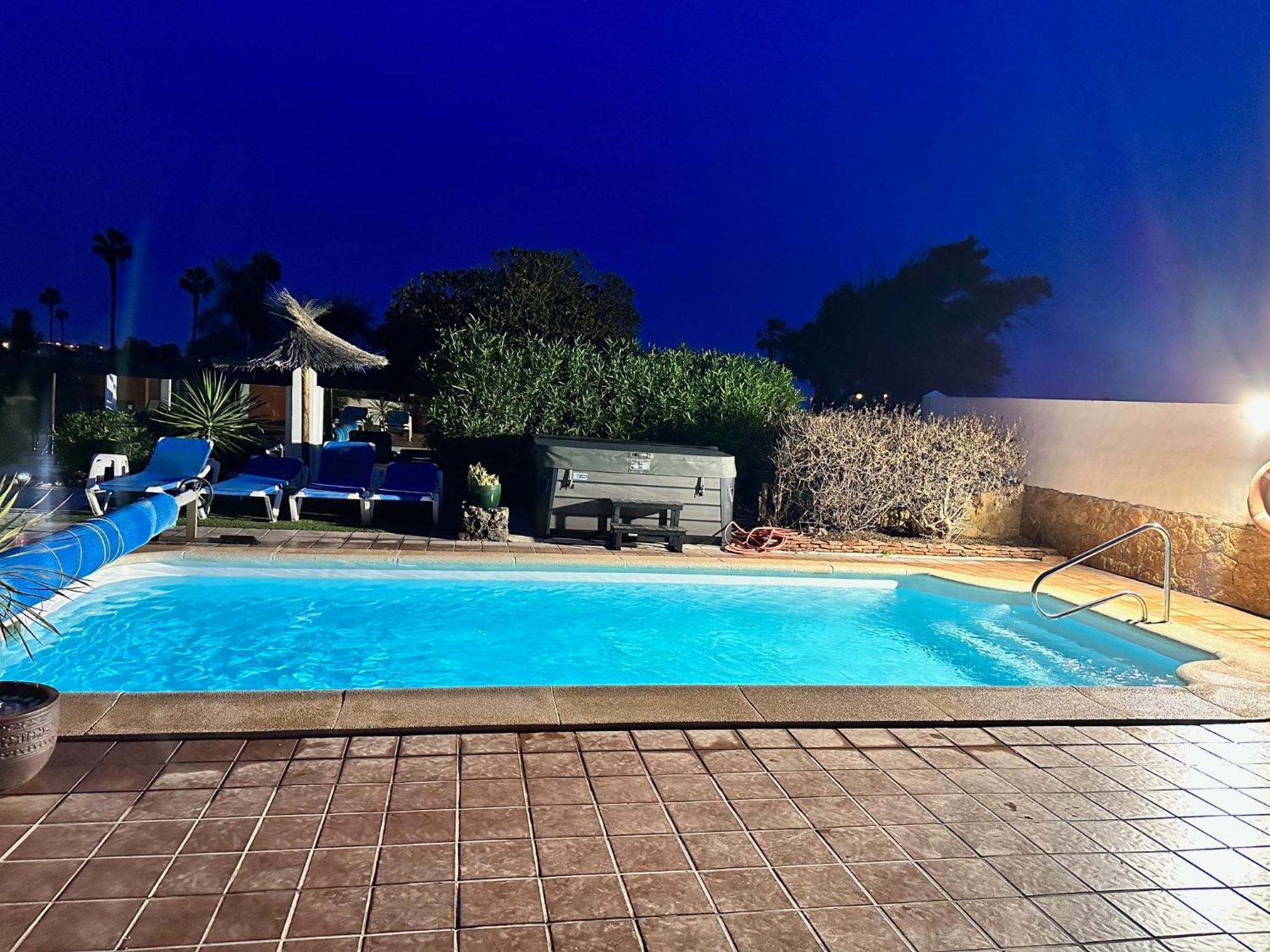 Villa Casa Piedra, Luxury Family Front Line Golf, Hot Tub,Pool Table, 8 Pers, Caleta De Fuste Esterno foto